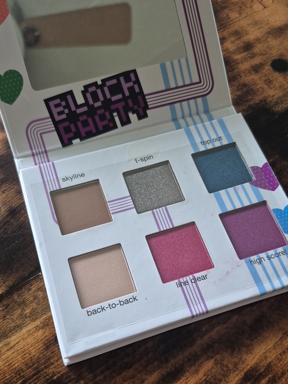 Block Party Pink & Blue Six-Color Eyeshadow Palette